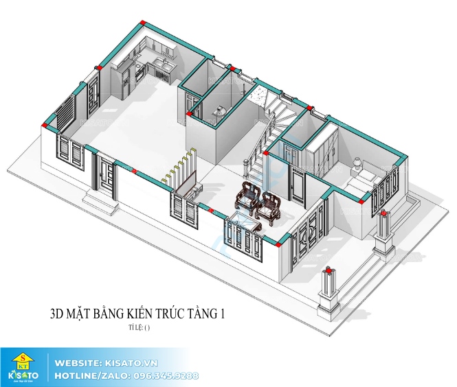 Mặt bằng công năng tầng 1