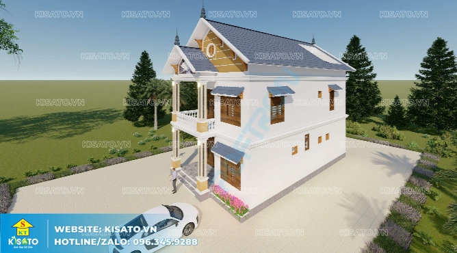 Phối cảnh 3D ngôi nhà đẹp