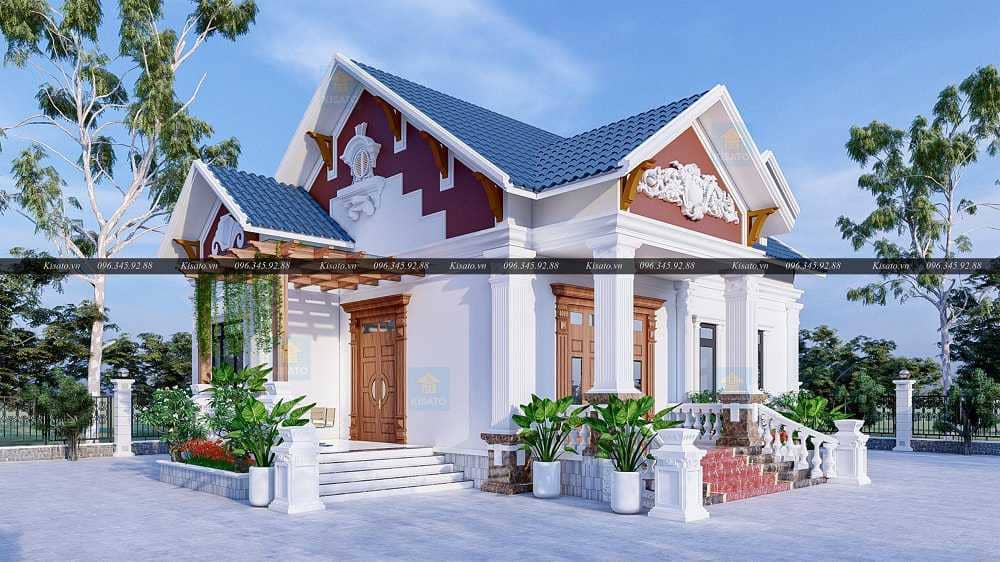 Phối cảnh 3D Mẫu Nhà Cấp 4 Đẹp tại Lào Cai