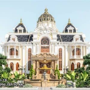 Mẫu Thiết Kế Lâu đài Tân Cổ điển 2 Tầng đẳng Cấp Tại Nam Định (1)