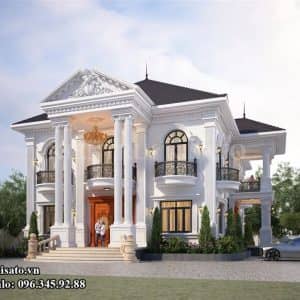 Mẫu Biệt Thự 2 Tầng Tân Cổ điển Làm Mê Hoặc Lòng Người Tại Lộc Ninh, Bình Phước (4)