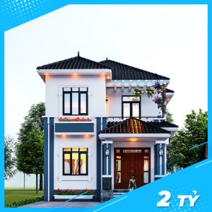 Biệt Thự 2 Tầng Hiện Đại Đẹp Hút Hồn Tại Hạ Hòa Phú Thọ-01