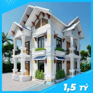 Mẫu Biệt Thự Tân Cổ Điển Mái Thái Sang Trọng Tại Hải Dương-01