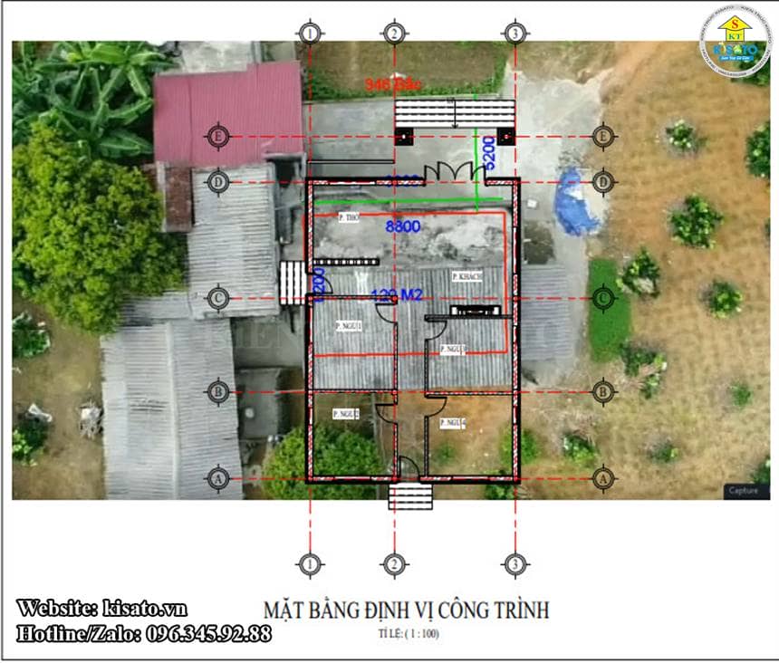 Phối Cảnh 3d Mẫu Nhà Cấp 4 Mái Thái đẹp (5)