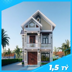 Tư Vấn Mẫu Biệt Thự 2 Tầng 8x12m Đẹp Tại Vụ Bản Nam Định-01