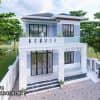 Phối cảnh 3D mẫu biệt thự 2 tầng hiện đại đẹp tại Thanh Oai Hà Nội
