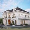 Vẻ đẹp hào nhoáng sang trọng của mẫu biệt thự 2 tầng tân cổ điển tại Bình Phước