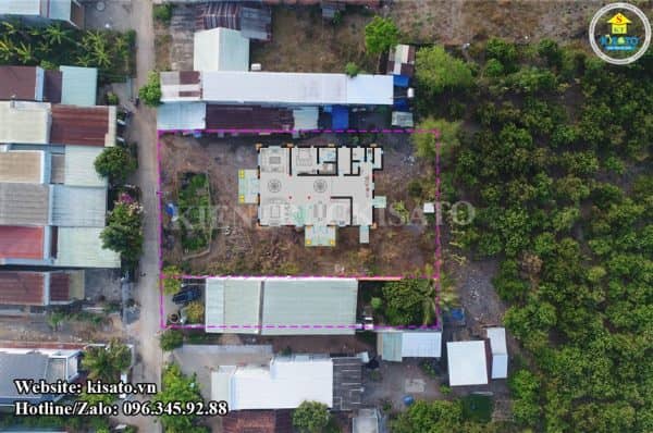 Thực trạng ban đầu khu đất của gia đình anh Tuấn tại Bình Phước
