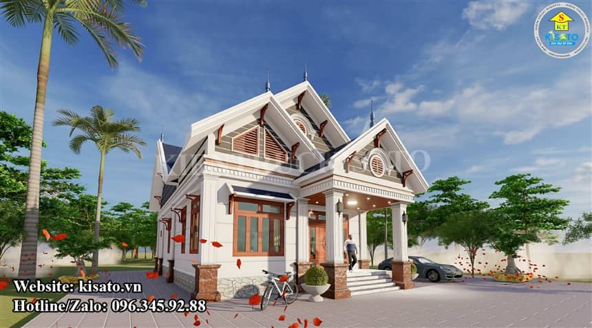 Mẫu nhà cấp 4 mái Thái đẹp mắt tại Đăk Nông