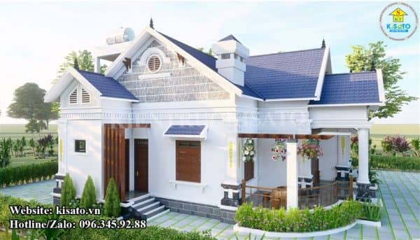 Vẻ đẹp hào nhoáng sang trọng của mẫu thiết kế nhà cấp 4 mái Thái tại Thái Bình