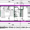 Mặt bằng công năng 2D mẫu biệt thự tân cổ diển 5 tầng