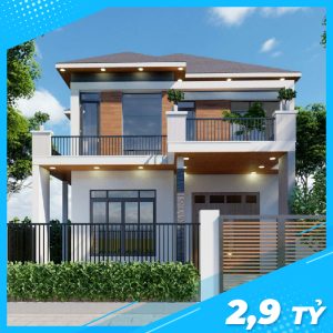 Biệt Thự Mái Thái 2 Tầng Sang Trọng Tinh Tế Tại Nghệ An-01