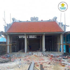 Kisato Thi Công Trọn Gói Từ Đường 3 Gian Dòng Họ Đặng Tại Thanh Hóa