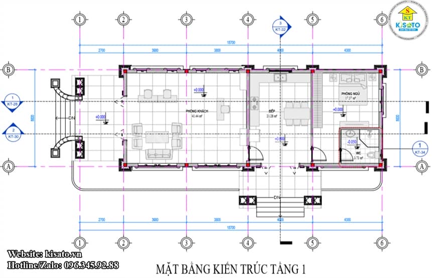 Mặt bằng công năng nhà cấp 4 mái Nhật tân cổ điển ấn tượng nhất tại Tiền Giang