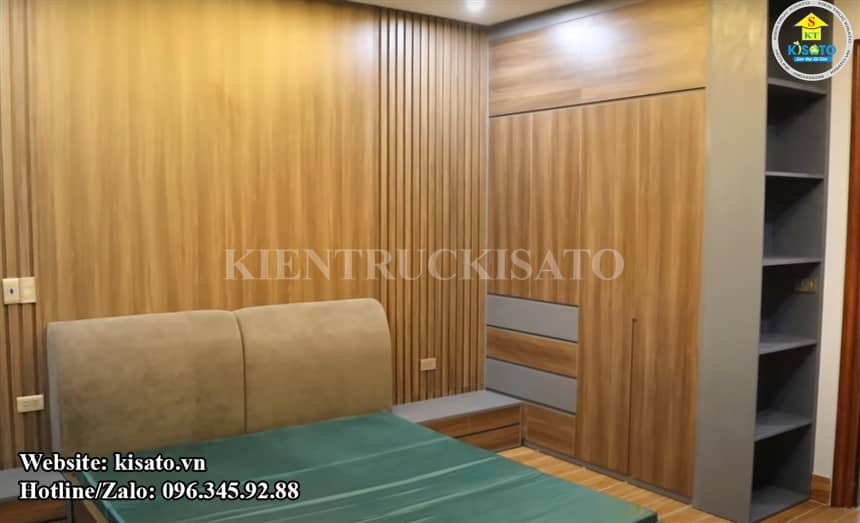 Kisato thi công trọn gói nội thất phòng ngủ tại Bắc Ninh