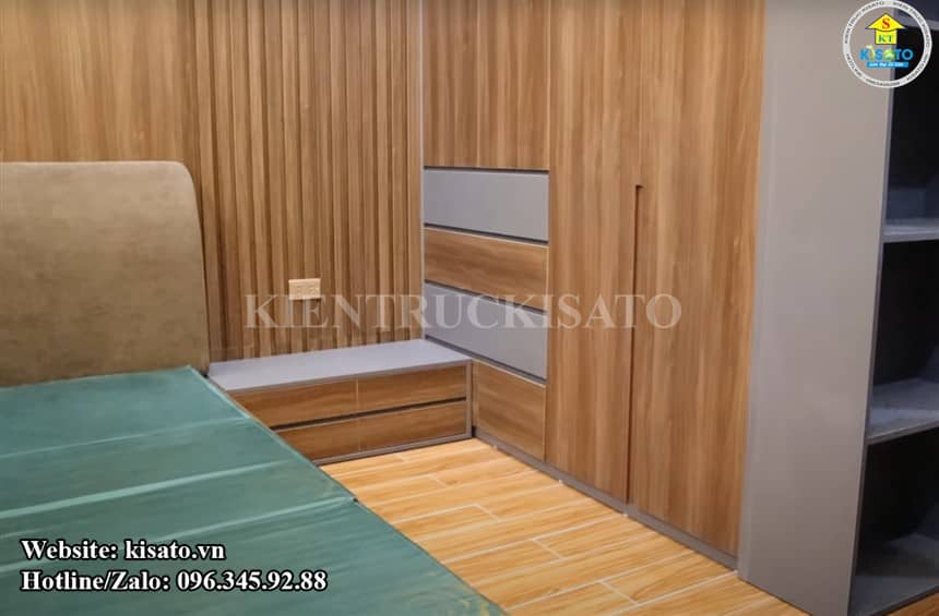 Kisato thi công trọn gói nội thất phòng ngủ tại Bắc Ninh