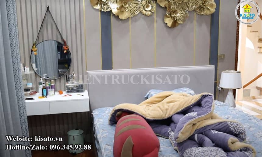 Kisato thi công nội thất phòng sinh hoạt chung, phòng ngủ tại Bắc Ninh