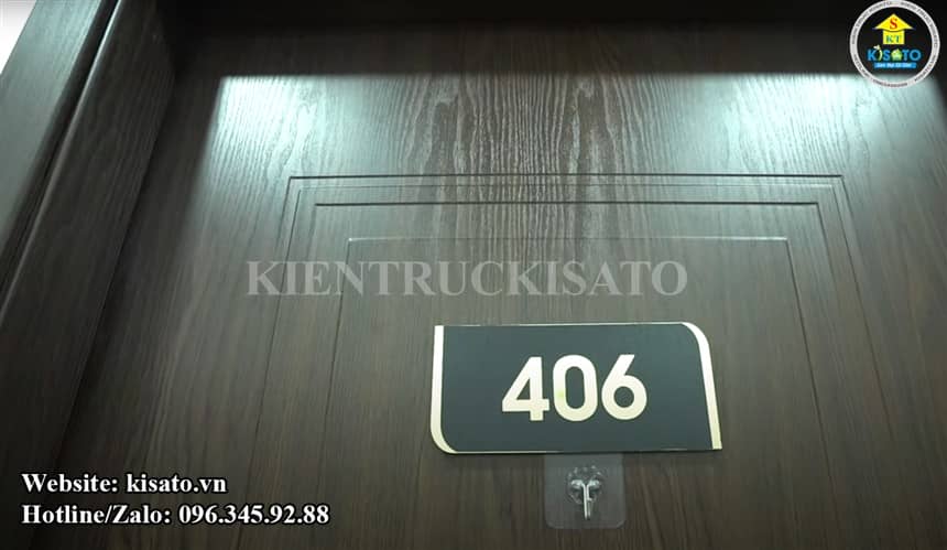 Kisato thi công mẫu cửa gỗ nhựa Composite tại Hải Phòng