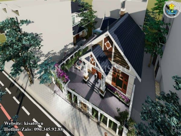 Phối cảnh 3D nhà cấp 4 mái Thái đẹp mê mẩn tại Mỹ Đức – Hà Nội