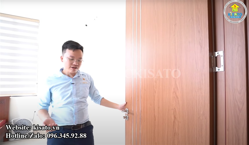 Kisato thi công cửa gỗ nhựa Composite tại Bắc Ninh
