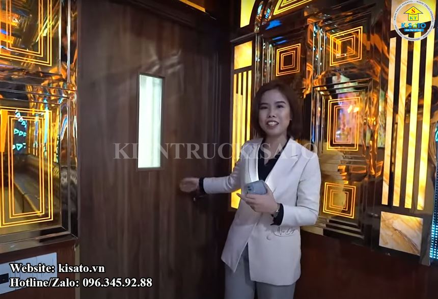 Kisato thi công mẫu cửa nhựa composite cho công trình kinh doanh karaoke tại Bắc Giang