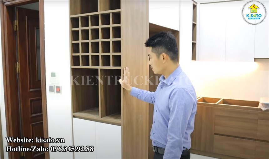 Kisato thi công trọn gói nội thất cho căn biệt thự tại Vincom - Hà Nội