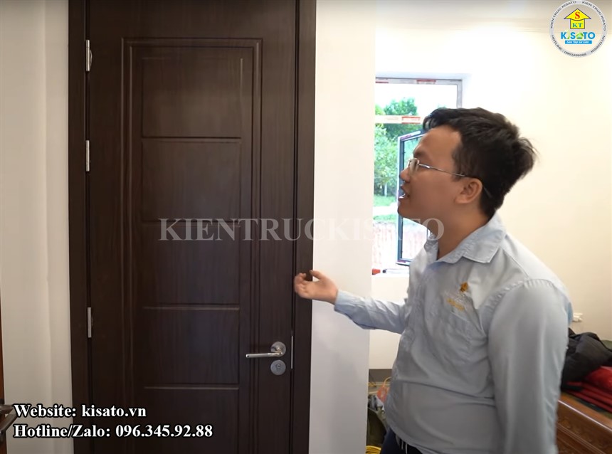 Kisato thi công trọn gói cửa composite cho mẫu nhà vườn mái Thái tại Thái Nguyên