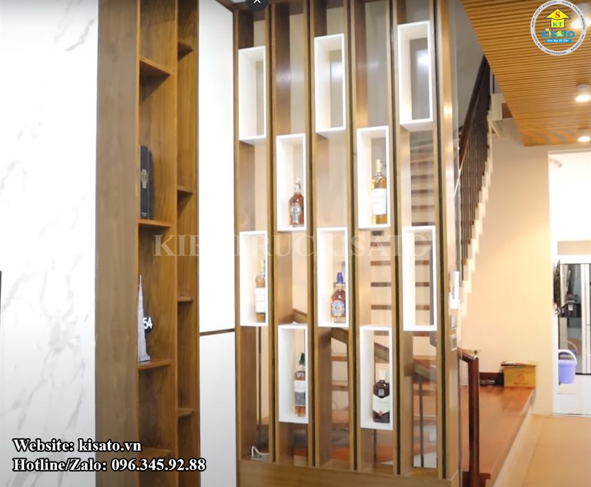 Kisato thi công trọn gói mẫu nội thất cho công trình tại Quốc Oai - Hà Nội