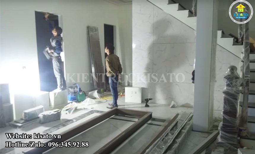 Kisato thi công trọn gói mẫu nội thất đẹp cho biệt thự tại Hưng Yên