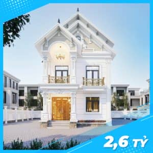 Mẫu Biệt Thự 2 Tầng Mái Thái Đẹp Nhất 2022 Tại Lâm Đồng-01