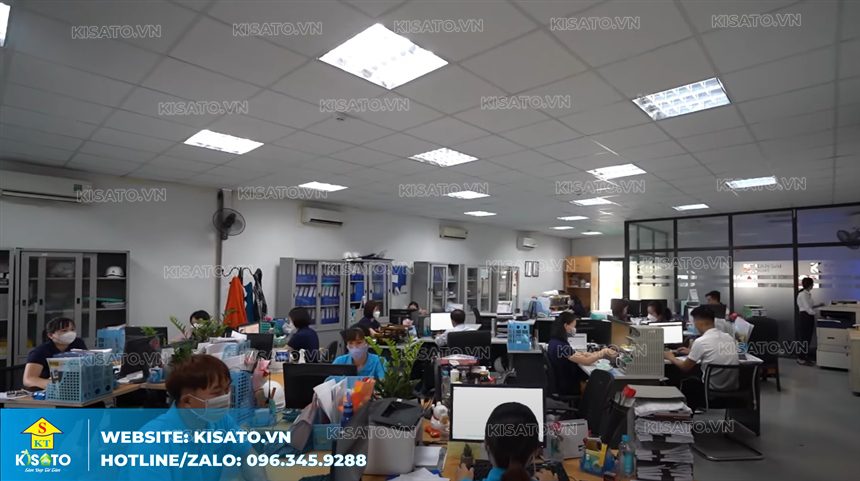 Ghé thăm văn phòng làm việc, nơi quản lý toàn bộ hoạt động bên trong nhà máy sản xuất sơn KANSAI Hưng Yên