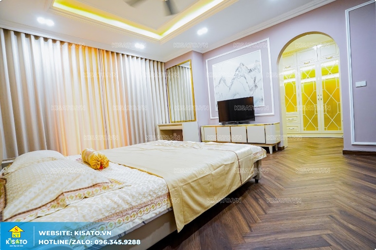 Khu vực phòng ngủ nhà trải nghiệm Kisato Thanh Hóa