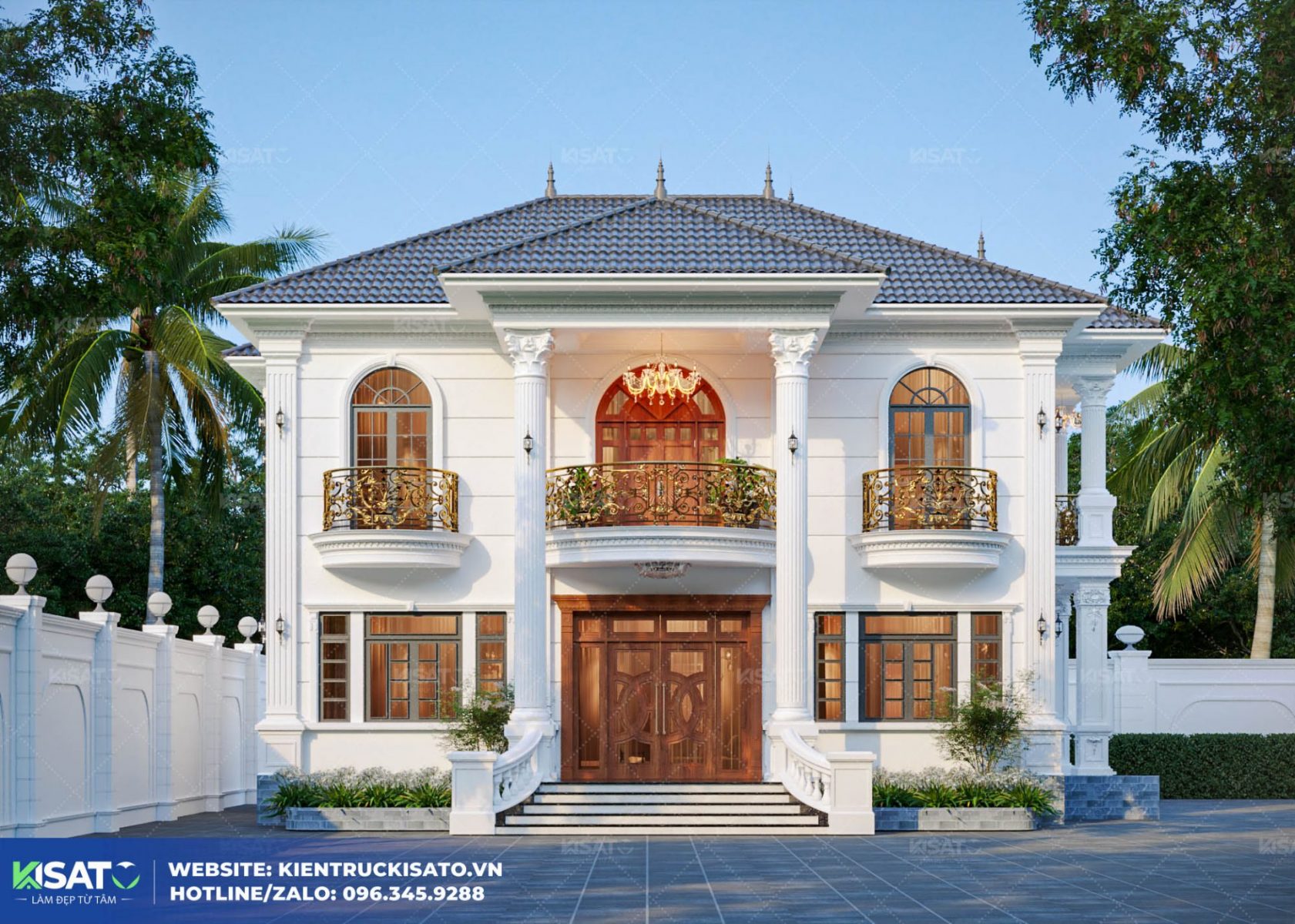 Thiết kế biệt thự tân cổ điển