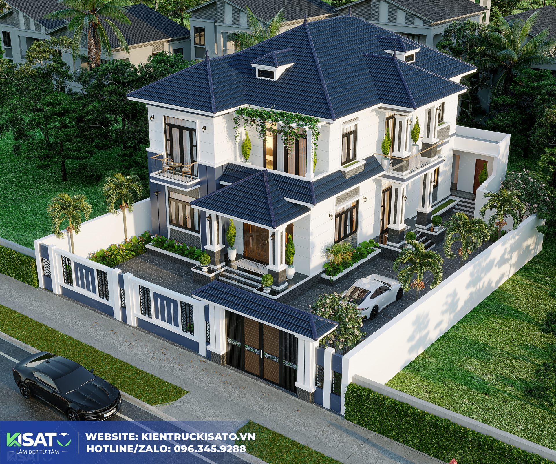 Nhà Biệt Thự Sân Vườn Đẹp Sự Kết Hợp Hoàn Hảo Giữa Thiên Nhiên Và Kiến Trúc