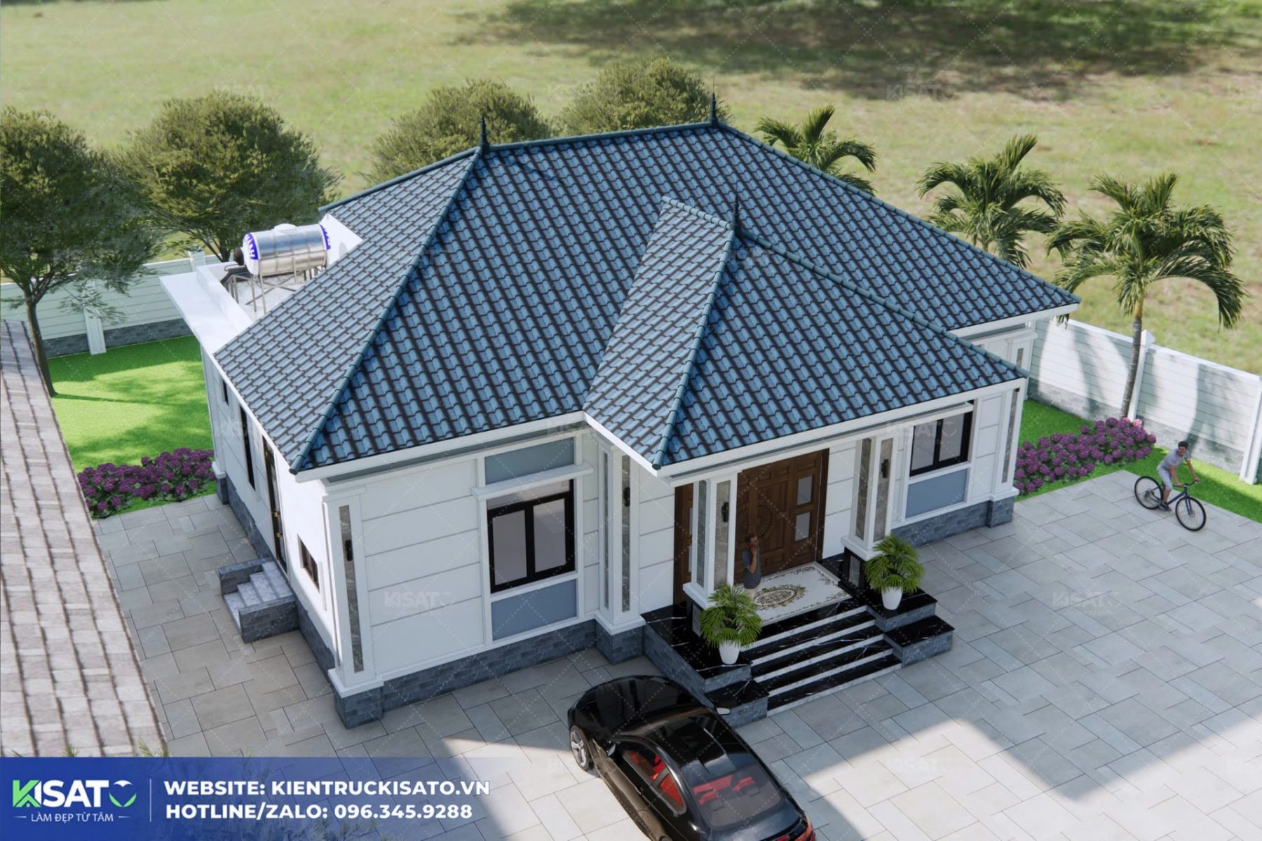 mẫu nhà vườn cấp 4 giá rẻ