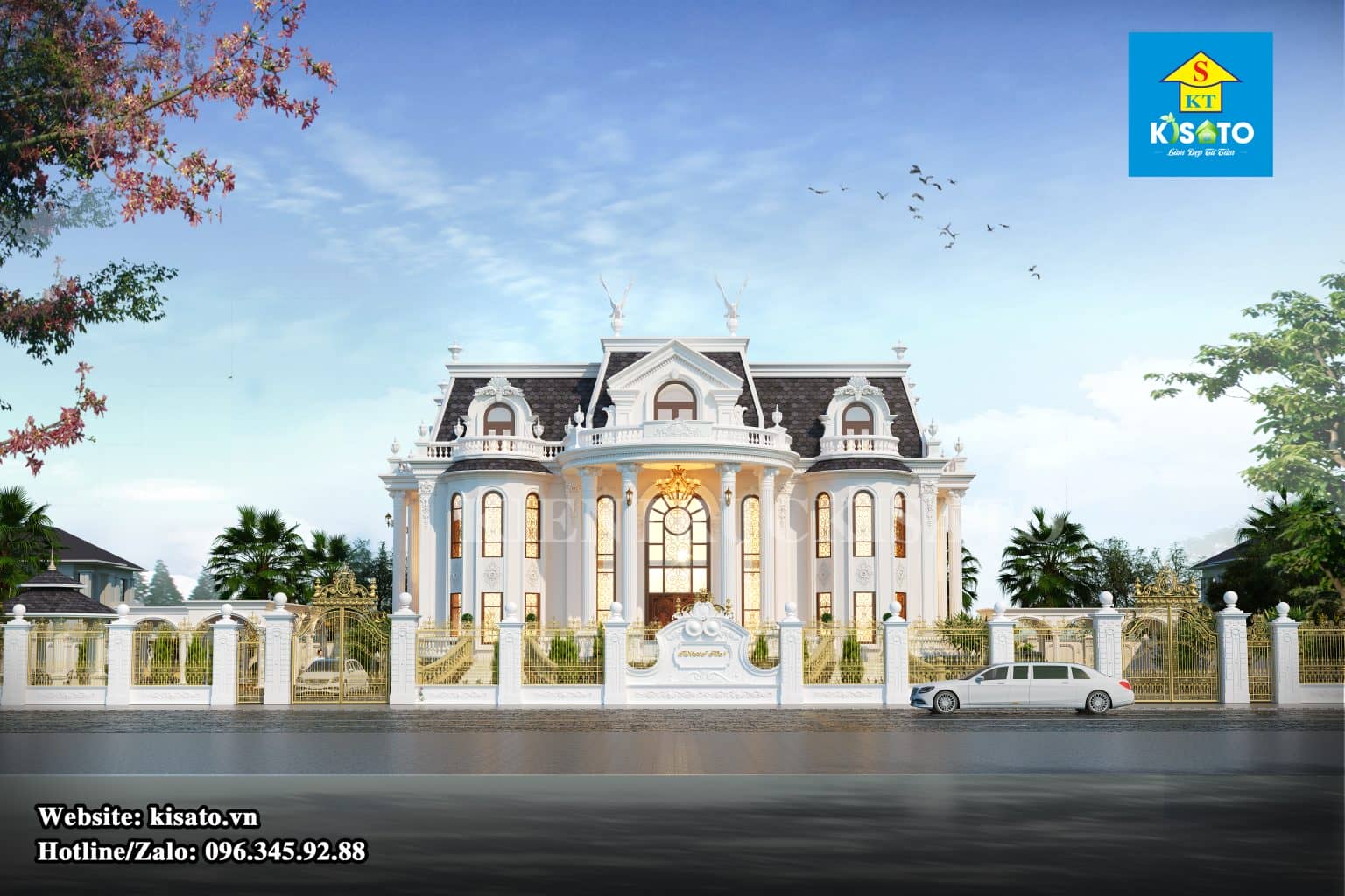 Biệt Thự Lâu Đài Cổ Điển Biểu Tượng Của Sự Sang Trọng Và Tinh Tế