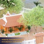 Mẫu Từ Đường 6 Mái Biểu Tượng Văn Hóa Nghệ Thuật Truyền Thống