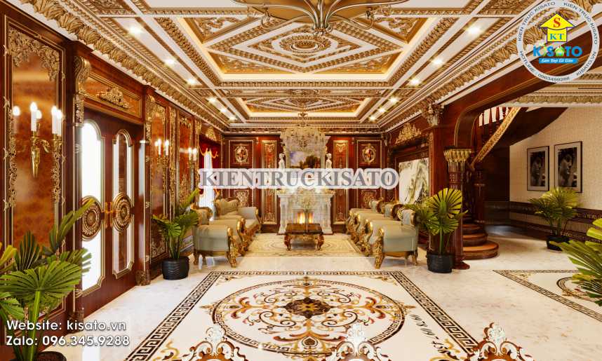 Nội Thất Lâu Đài Nghệ Thuật Của Sự Sang Trọng Và Tinh Tế