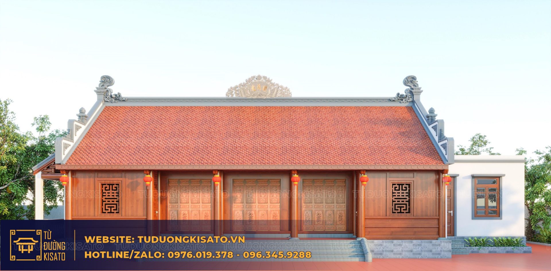 Thiết Kế Nhà 5 Gian Hiện Đại Giao Thoa Giữa Truyền Thống Và Đương Đại