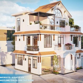 Phối cảnh 3D mẫu biệt thự của gia chủ Dương Minh Tâm