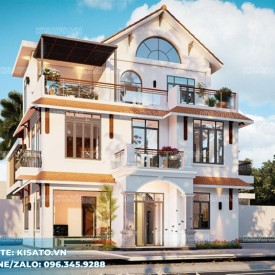Phối cảnh 3D mẫu biệt thự của gia chủ Dương Minh Tâm