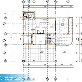 Mặt bằng công năng mẫu biệt thự 4 tầng tại Hải Phòng